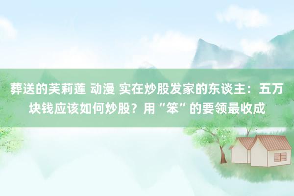 葬送的芙莉莲 动漫 实在炒股发家的东谈主：五万块钱应该如何炒股？用“笨”的要领最收成